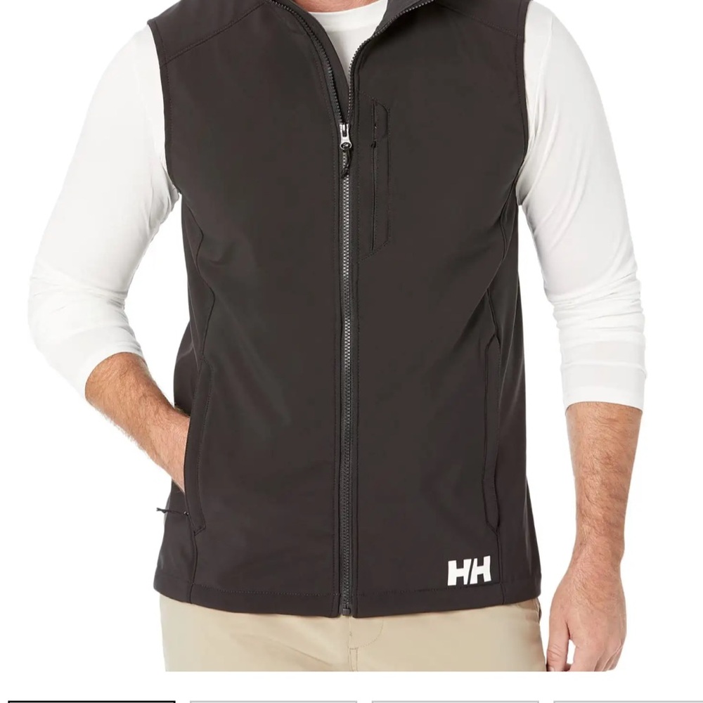 Helly Hansen Men’s Paramount Soft Shell Black Ves… - image 1